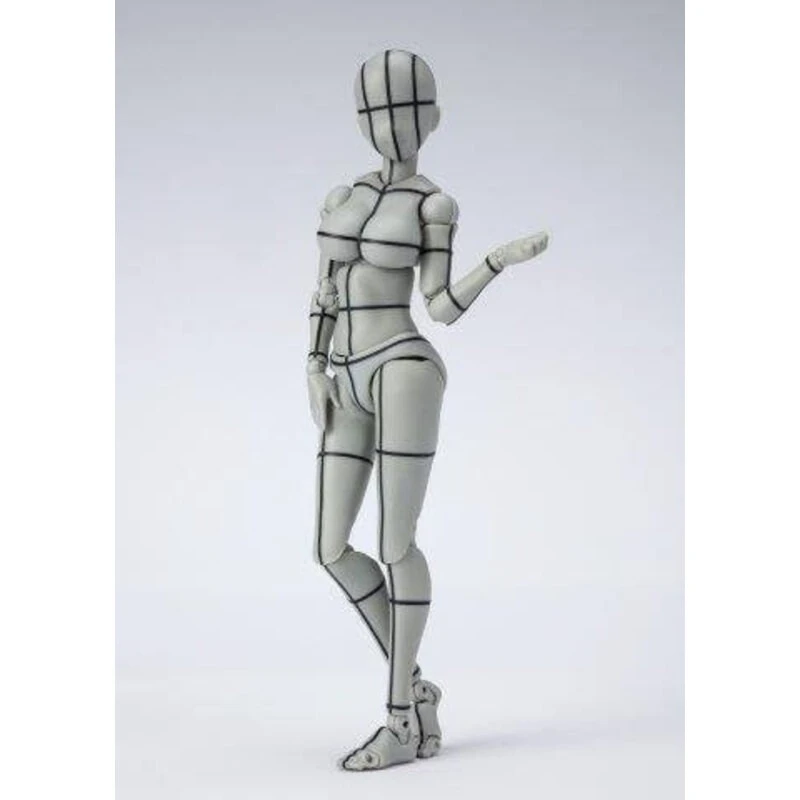 Bandai SH Figuarts Body Chan Actiefiguur Kentaro Yabuki Wireframe Grijs Kleur Versie 14 Cm 4 Bandai SH Figuarts Body Chan Actiefiguur Kentaro Yabuki Wireframe Grijs Kleur Versie 14 Cm - Afbeelding 2