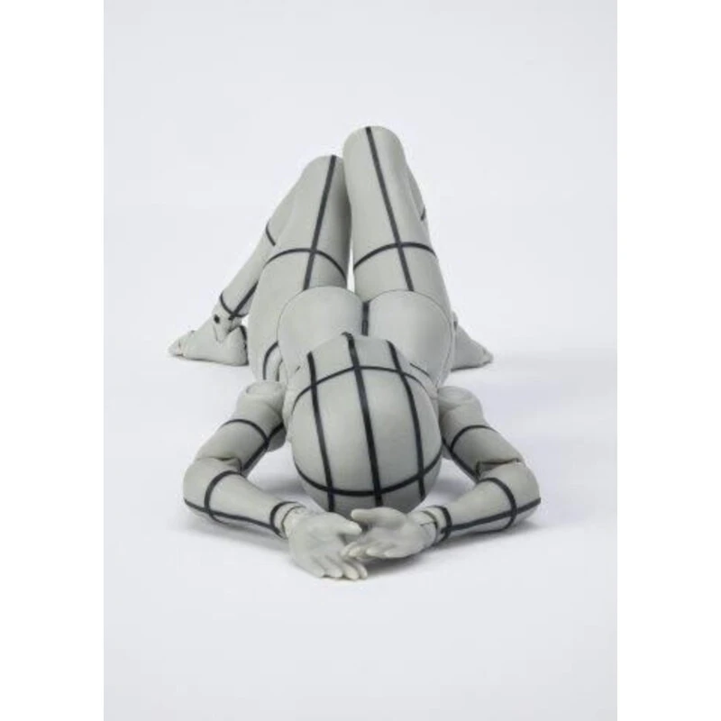 Bandai SH Figuarts Body Chan Actiefiguur Kentaro Yabuki Wireframe Grijs Kleur Versie 14 Cm 6 Bandai SH Figuarts Body Chan Actiefiguur Kentaro Yabuki Wireframe Grijs Kleur Versie 14 Cm - Afbeelding 4