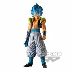 BANPRESTO Dragonball Super Super Master Stars Statue Piece Super Saiyan Blue Gogeta 34cm