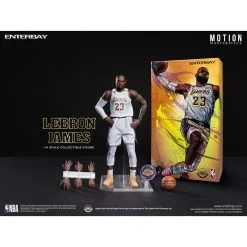 Enterbay NBA Collection Figuur Motion Masterpiece 1/9 LeBron James (LA Lakers) 23 Cm -Goedkope Action figures winkel enterbay enbamm 1210 nba collection figuur motion masterpiece 1 9 lebr 4