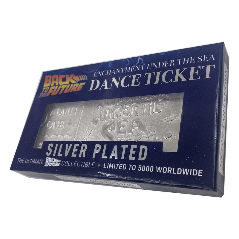 FANATTIK Back To The Future Enchantment Under The Sea Ticket Limited Edition Replica (verzilverd) 5 FANATTIK Back To The Future Enchantment Under The Sea Ticket Limited Edition Replica (verzilverd) - Afbeelding 3