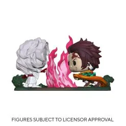 FUNKO Demon Slayer Pack 2 POP Moment! Vinylfiguren Tanjiro Vs. Rui 9 Cm