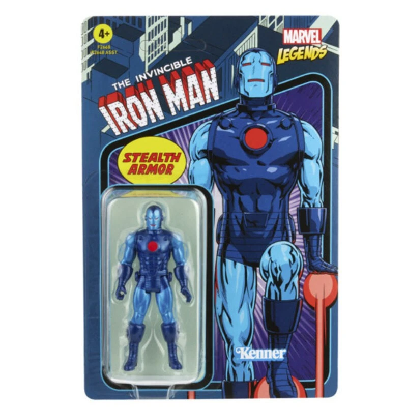 Hasbro Marvel Legends Retro Stealth Iron Man 9.5cm 4 Hasbro Marvel Legends Retro Stealth Iron Man 9.5cm - Afbeelding 2