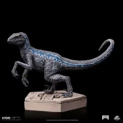 Iron Studios Jurassic World Icons Figuur Velociraptor B Blauw 7cm -Goedkope Action figures winkel iron studios is95205 jurassic world icons figuur velociraptor b blauw 1 4