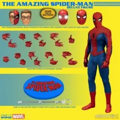 Mezco Toys Marvel Universe 1/12 Figuur The Amazing Spider-Man - Deluxe Edition 16 Cm -Goedkope Action figures winkel mezco toys mez76295 marvel universe 1 12 figuur the amazing spider man 14