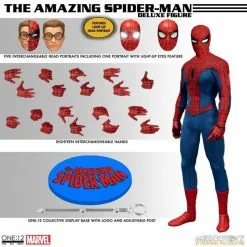 Mezco Toys Marvel Universe 1/12 Figuur The Amazing Spider-Man - Deluxe Edition 16 Cm -Goedkope Action figures winkel mezco toys mez76295 marvel universe 1 12 figuur the amazing spider man 15