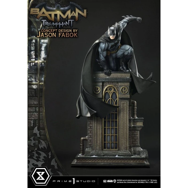 Prime 1 Studio DC Comics Beeldje Museum Masterline 1/3 Batman Triumphant (Concept Design Door Jason Fabok) Bonusversie 119 Cm 4 Prime 1 Studio DC Comics Beeldje Museum Masterline 1/3 Batman Triumphant (Concept Design Door Jason Fabok) Bonusversie 119 Cm - Afbeelding 2