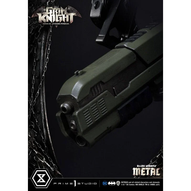 Prime 1 Studio Dark Nights: Metalen Beeldje The Grim Knight Door Jason Fabok 82 Cm 4 Prime 1 Studio Dark Nights: Metalen Beeldje The Grim Knight Door Jason Fabok 82 Cm - Afbeelding 2