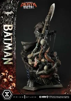 Prime 1 Studio Dark Knights: Metalen Beeldje 1/3 Death Metal Batman 105 Cm -Goedkope Action figures winkel prime 1 studio p1smmdcmt 09 dark knights metalen beeldje 1 3 death me 3