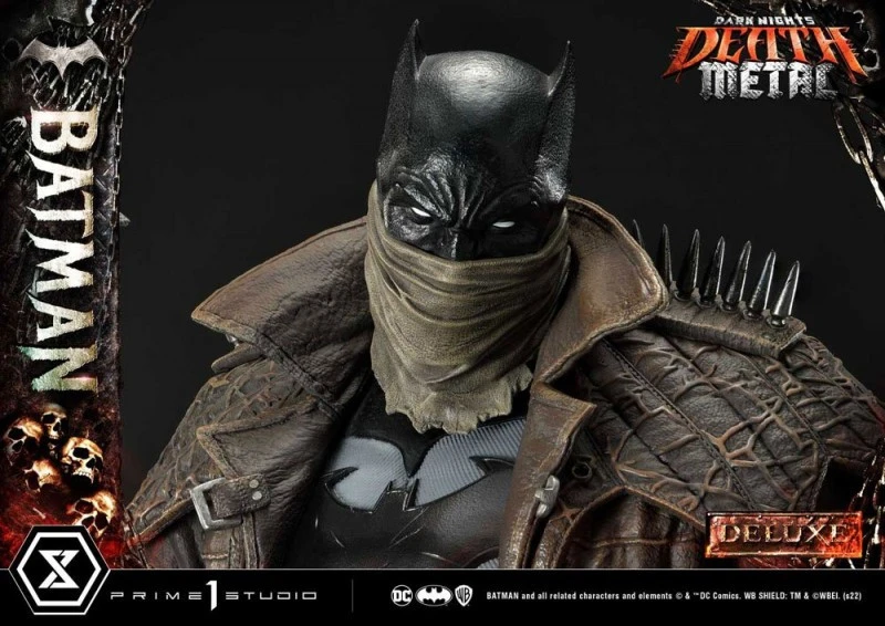 Prime 1 Studio Dark Knights: Metal Statuette 1/3 Death Metal Batman Deluxe Bonus Ver. 105cm 13 Prime 1 Studio Dark Knights: Metal Statuette 1/3 Death Metal Batman Deluxe Bonus Ver. 105cm - Afbeelding 11