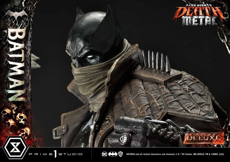 Prime 1 Studio Dark Knights: Metal Statuette 1/3 Death Metal Batman Deluxe Bonus Ver. 105cm 14 Prime 1 Studio Dark Knights: Metal Statuette 1/3 Death Metal Batman Deluxe Bonus Ver. 105cm - Afbeelding 12