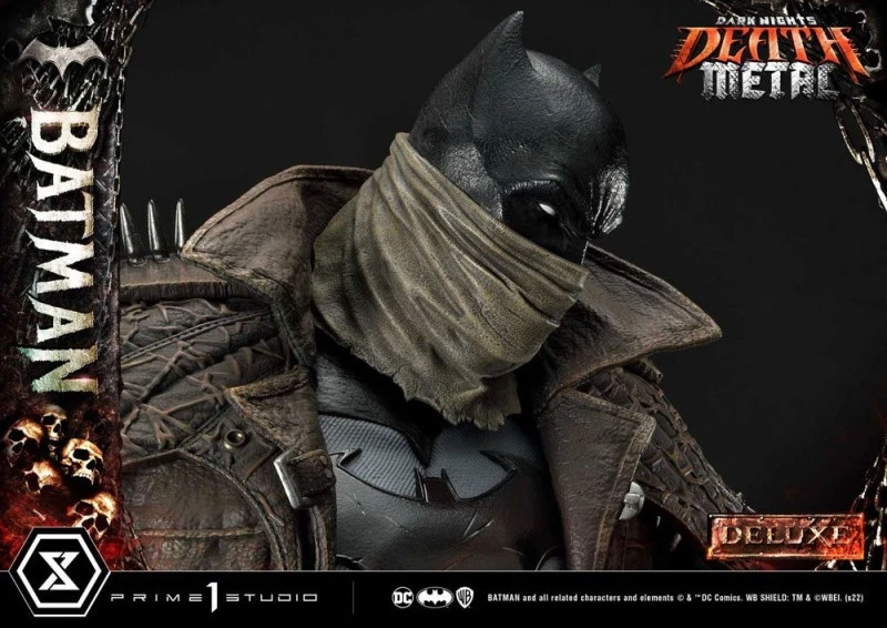 Prime 1 Studio Dark Knights: Metal Statuette 1/3 Death Metal Batman Deluxe Bonus Ver. 105cm 15 Prime 1 Studio Dark Knights: Metal Statuette 1/3 Death Metal Batman Deluxe Bonus Ver. 105cm - Afbeelding 13