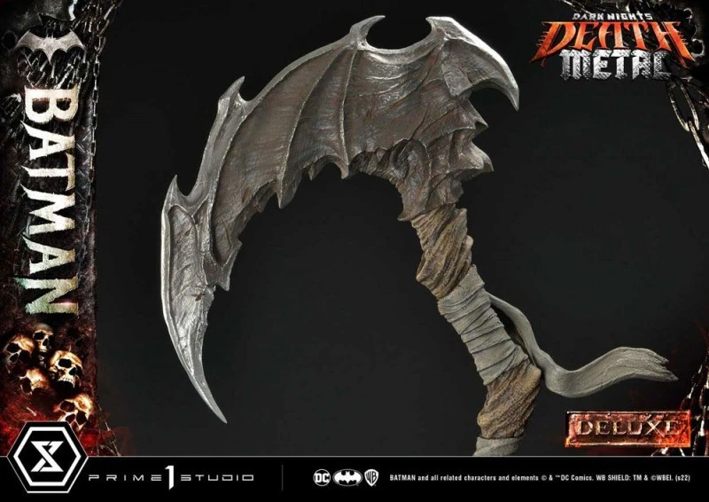 Prime 1 Studio Dark Knights: Metal Statuette 1/3 Death Metal Batman Deluxe Bonus Ver. 105cm 16 Prime 1 Studio Dark Knights: Metal Statuette 1/3 Death Metal Batman Deluxe Bonus Ver. 105cm - Afbeelding 14