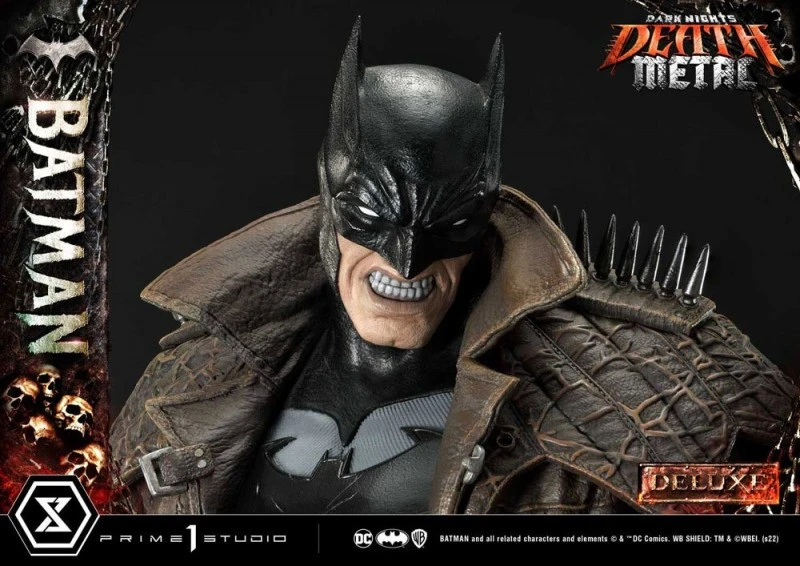 Prime 1 Studio Dark Knights: Metal Statuette 1/3 Death Metal Batman Deluxe Bonus Ver. 105cm 17 Prime 1 Studio Dark Knights: Metal Statuette 1/3 Death Metal Batman Deluxe Bonus Ver. 105cm - Afbeelding 15