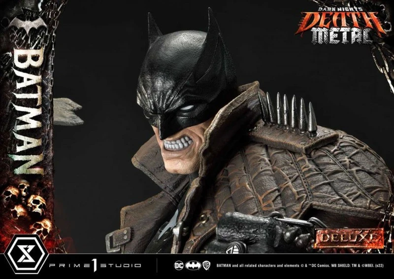 Prime 1 Studio Dark Knights: Metal Statuette 1/3 Death Metal Batman Deluxe Bonus Ver. 105cm 18 Prime 1 Studio Dark Knights: Metal Statuette 1/3 Death Metal Batman Deluxe Bonus Ver. 105cm - Afbeelding 16