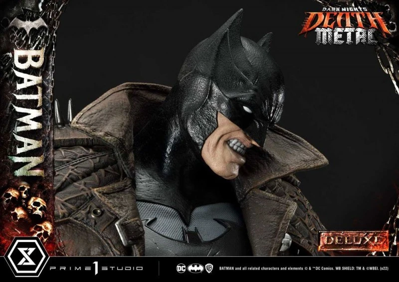 Prime 1 Studio Dark Knights: Metal Statuette 1/3 Death Metal Batman Deluxe Bonus Ver. 105cm 19 Prime 1 Studio Dark Knights: Metal Statuette 1/3 Death Metal Batman Deluxe Bonus Ver. 105cm - Afbeelding 17