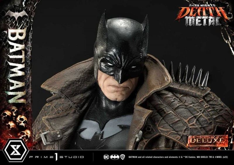 Prime 1 Studio Dark Knights: Metal Statuette 1/3 Death Metal Batman Deluxe Bonus Ver. 105cm 20 Prime 1 Studio Dark Knights: Metal Statuette 1/3 Death Metal Batman Deluxe Bonus Ver. 105cm - Afbeelding 18