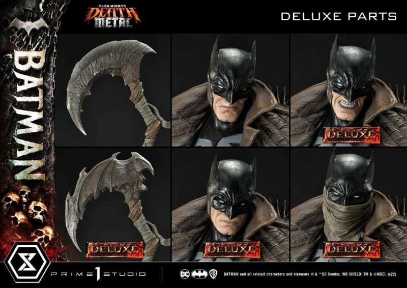 Prime 1 Studio Dark Knights: Metal Statuette 1/3 Death Metal Batman Deluxe Bonus Ver. 105cm 23 Prime 1 Studio Dark Knights: Metal Statuette 1/3 Death Metal Batman Deluxe Bonus Ver. 105cm - Afbeelding 21