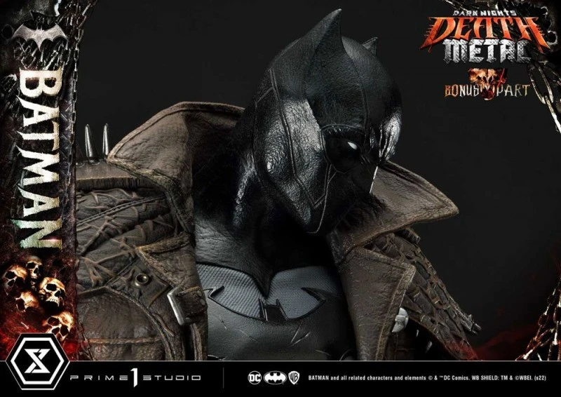Prime 1 Studio Dark Knights: Metal Statuette 1/3 Death Metal Batman Deluxe Bonus Ver. 105cm 28 Prime 1 Studio Dark Knights: Metal Statuette 1/3 Death Metal Batman Deluxe Bonus Ver. 105cm - Afbeelding 26
