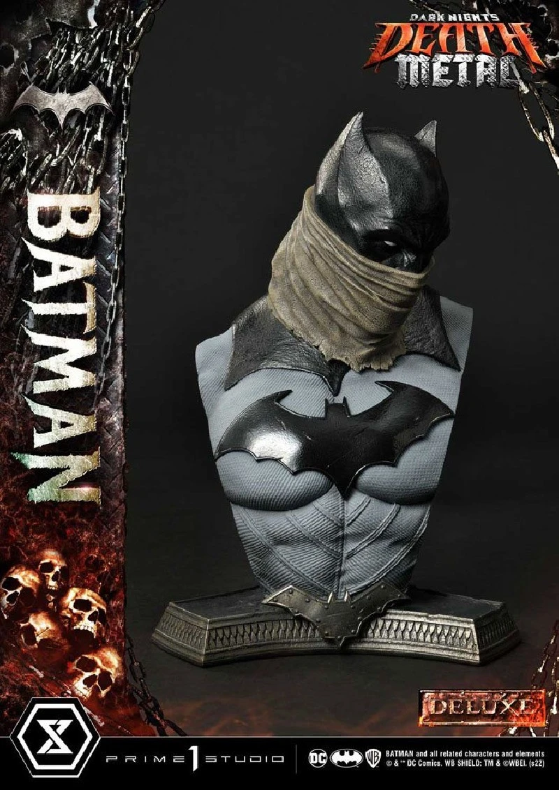 Prime 1 Studio Dark Knights: Metal Statuette 1/3 Death Metal Batman Deluxe Bonus Ver. 105cm 8 Prime 1 Studio Dark Knights: Metal Statuette 1/3 Death Metal Batman Deluxe Bonus Ver. 105cm - Afbeelding 6