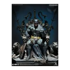 Queen Studios DC Comics Beeldje 1/4 Batman Op Troon 75 Cm