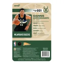 SUPER7 NBA Wave 3 ReAction Figure Giannis Antentokuompo (Bucks) [Black Statement] 10cm -Goedkope Action figures winkel super7 sup7 re nba2mil gan nba wave 3 reaction figure giannis antentok 3