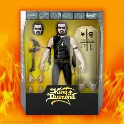 SUPER7 Mercyful Fate Ultimates King Diamond-figuur (eerste Verschijning) 18 Cm -Goedkope Action figures winkel super7 sup7 ul kingw02 kdf 01 mercyful fate ultimates king diamond fig 5